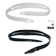 Scuba Dive Snorkeling Mask Goggle Silicone Strap Replacement - 5/8" Width Thin