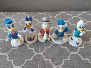 Lot Of 5 Donald & Daisy & Scrooge McDuck Figurine Bisque The Disney Collection - Picture 1 of 17