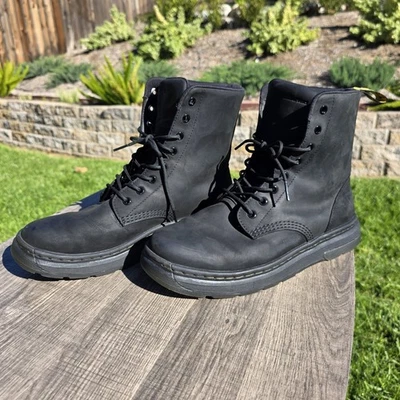 Dr. Martens Crewson чукка мужской размер 11 М черная кожа ботильоны на шнуровке - Изображение 1 из 4