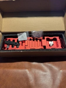 Jeep Wrangler door hinge folding foot pedel step/ bottle opener red 2007-2023 - Foto 1 di 7