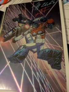 Transformers #17 virgin Foil  signed Jeff Edwards With cOA - Picture 1 of 3