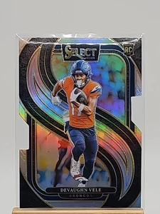 2024 Panini Select Football Devaughn Vele RC Premier Level Silver Die-Cut - Picture 1 of 2