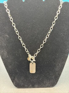 Very nice Vintage Jane Basch sterling and 14k monogram letter "A” necklace - Picture 1 of 10