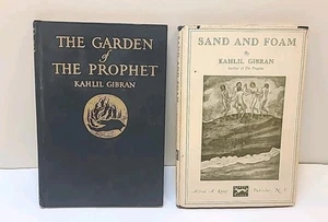 Kahlil Gibran Books Lot - The Garden Of The Prophet 1955 & Sand And Foam 1956 - Bild 1 von 12