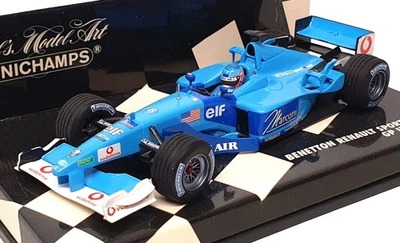 Minichamps 1/43 Scale 400 010108 F1 Benetton Renault B201 #8 USA GP 2001 Button - Image 1 of 4