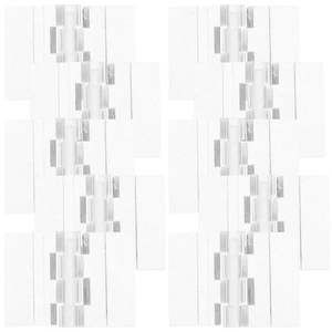 10 Pcs Acrylic Hinge Door Craft Hinges Aquarium Lid for Cabinet Doors - Picture 1 of 12