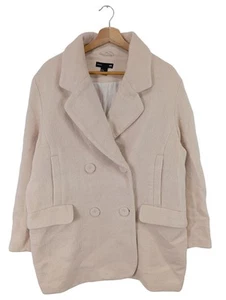 H&M Cappotto in lana Donna Taglia IT 50 bianco sporco stile casual - Foto 1 di 5