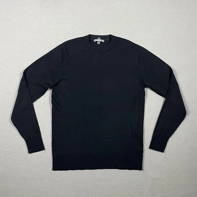 Smartwool Mens Medium Merino Wool Blend Pullover Sweater Black Long Sleeve EUC - Image 1 of 4