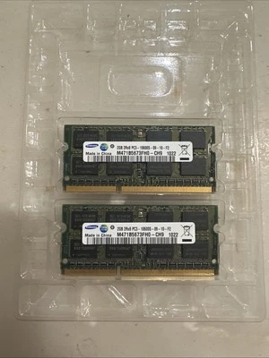 SAMSUNG 2Rx8 PC3-10600S DDR3 Laptop Memory RAM M471B5673EH1-CF8 4GB (2 X 2GB) - Image 1 of 4