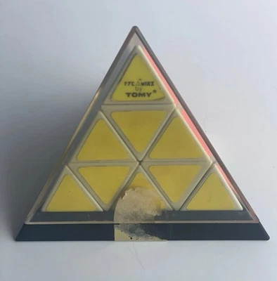 Vintage PYRAMINX Puzzle Game by TOMY 1981  With Box Rare - Image 1 of 4
