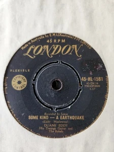 Duane Eddy & the Rebels "Some Kind -A Earthquake" 1959 LONDON Oz 7" 45rpm - Picture 1 of 2