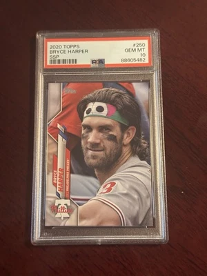 Topps 2020 - variación de foto Bryce Harper #250 SSP Foto 1 de 2