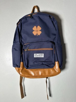 Lucky Brand Canvas Backpack - Navy Blue - Back 2 School - Image 1 of 4