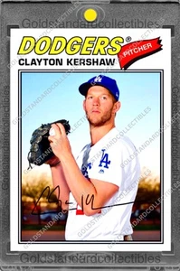 Clayton Kershaw RARE TOPPS INVESTMENT CARD SSP DODGERS HALL OF FAME MVP ROY MINT - Picture 1 of 2