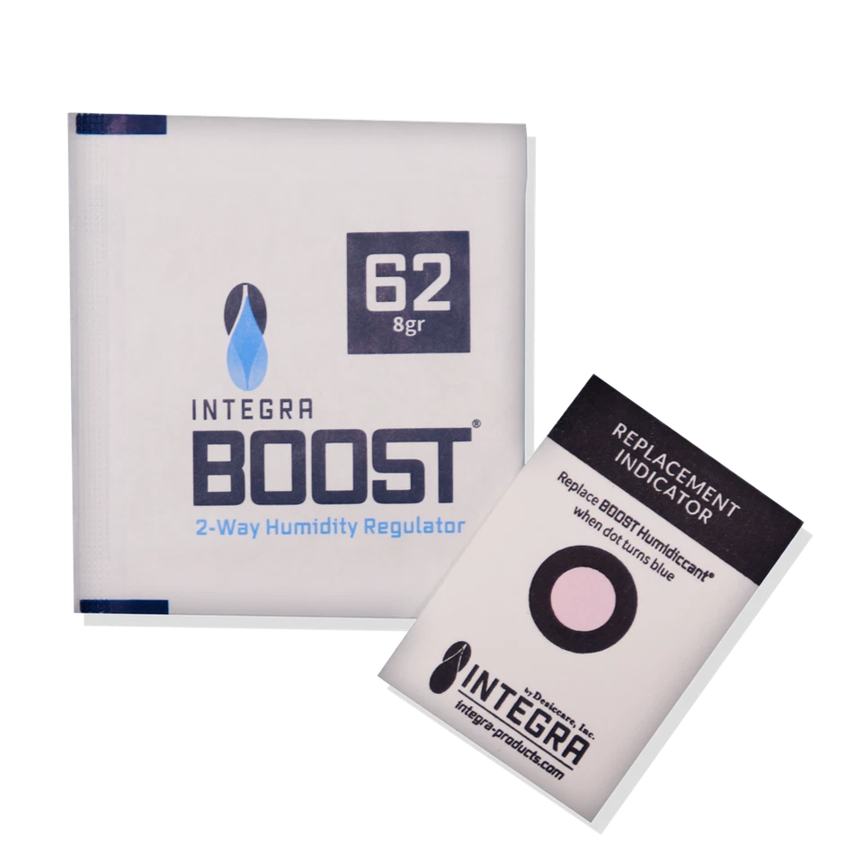 10x Integra Boost 62%; 8 GR  2-Way Humidity Befeuchter  Feuchtigkeitsregulierung - Bild 1 von 1