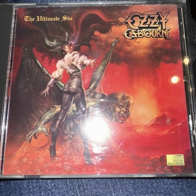 Ozzy Osbourne THE ULTIMATE SIN CD 1986 ZK 40026 DIDP 20234 CBS Tested - Image 1 of 4
