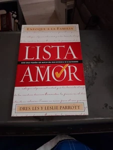 DRES. LES Y LESLIE PARROTT BOOK LA LISTA DEL AMOR - Picture 1 of 2