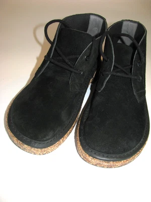 Botas Birkenstock Milton Huellas Negro Gamuza Con Cordones Desierto EU 41 L10 M8 Foto 1 de 4