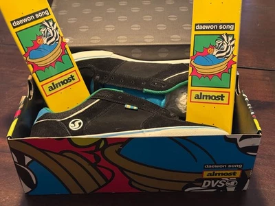 DVS x Almost Daewon Song "Love Child" Skate Shoes Sz 11.5 NIB + 2 Mini Decks - Image 1 of 4