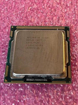 Intel Core i5-660 3.33GHz Dual-Core Processor - LGA1156 - SLBTK - Tested - Image 1 of 2