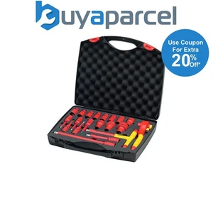 Wiha 43024 Insulated 1/2in Ratchet Wrench Set, 21 Piece (inc. Case) WHA43024 - Picture 1 of 2