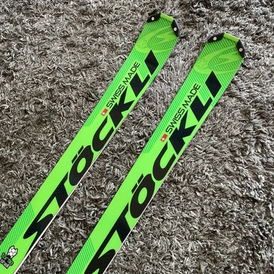 NEW!! FIS Race Stock Stockli Laser SX Skis, 185 R23, Marker Xcell 16 - Image 1 of 4
