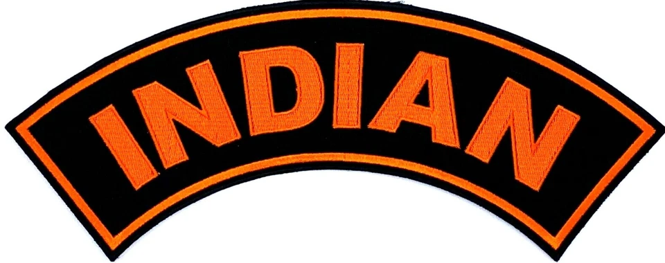 CHALECO MOTO NATIVO INDIO 11" HIERRO SOBRE PARCHE BASCULANTE BL-30 Foto 1 de 1