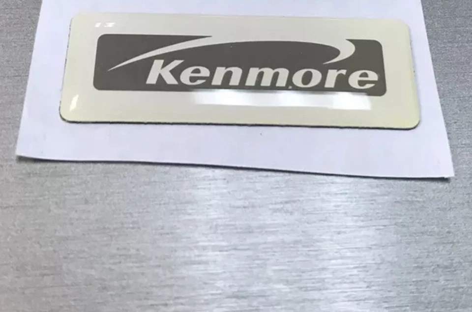 Kenmore Refrigerator Nameplate Badge, PN 218835103 Bisque Color, OEM, brand new Foto 1 de 1