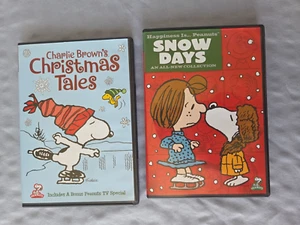 2 Charlie Brown/Peanuts Christmas Movies: Christmas Tales & Snow Days - Imagen 1 de 8