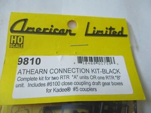 Diafragmas de funcionamiento American Limited # 9810 Athearn negro escala HO - Imagen 1 de 5