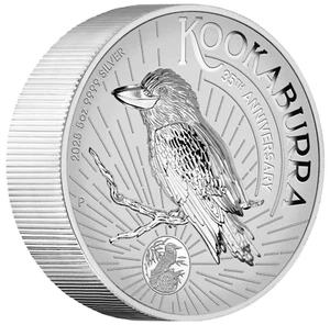 *500 Mintage* 2025 35th Ann. INCUSED High Relief Kookaburra 5oz $8 Silver Coin - Picture 1 of 5