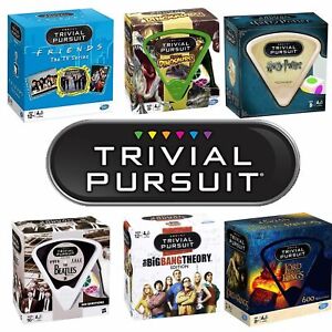 Trivial Pursuit Friends, Harry Potter, The Beatles, Lord of The Rings, Dinosaurs
