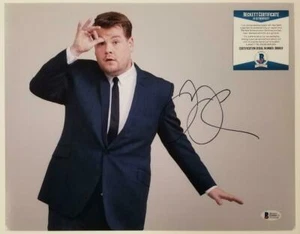 JAMES CORDEN Signed 11x14 Photo Late Late Show Comedian Actor ~ Beckett BAS COA - Picture 1 of 1