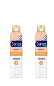 2 x 250ml Sanex Dermo Sensitive Spray 24h Anti-Perspirant Deodorant - Picture 1 of 1