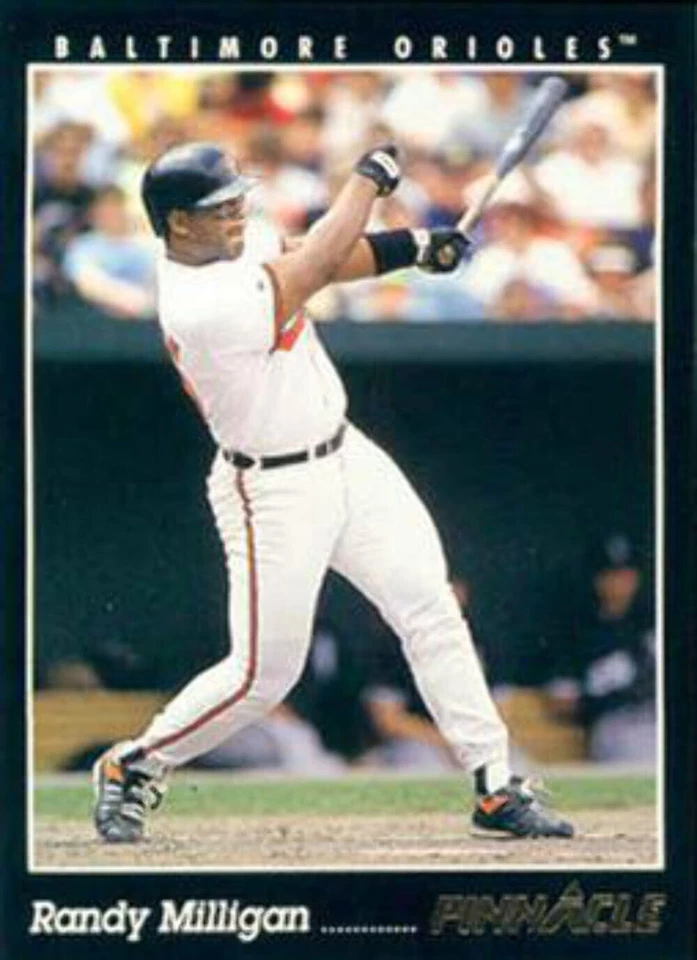 #157 Randy Milligan - Baltimore Orioles - 1993 Pinnacle Baseball - Image 1 of 1