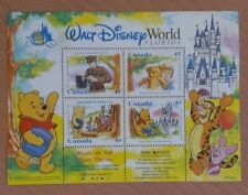 Winnie The Pooh Walt Disney World Canadian Postage Stamps Block Of 4  x .45 MNH