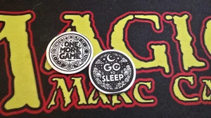 Gamer's Dilemma Decision Coin One More Game or Go To Bed Decision Maker - Picture 1 of 4