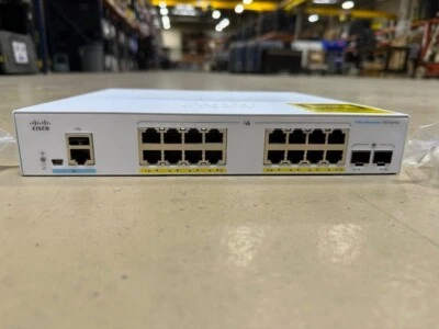 Cisco SG350-28P Gigabit 28-Port PoE Managed Switch plus power supply etc - Image 1 of 3