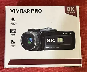 Vivitar 8K Pro Digital Camcorder - Black - Picture 1 of 3