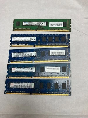 20GB (5 x 4GB) -HYNIX SAMSUNG Memory PC3-12800U DDR3 - MIXED - Image 1 of 4