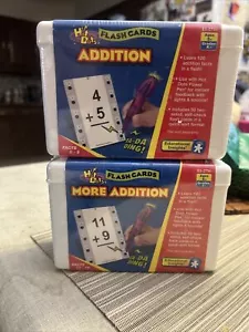 Lot of Two ( 2 ) Hot Dots Flash Cards More Addition Ages 6+ Grades 1+ NEW Sealed - Picture 1 of 12