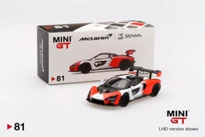 MINI GT MCLAREN SENNA ORANGE WHITE #81 - Bild 1 von 4