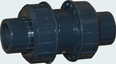 ERA New Sch 80 PVC 2 Inch True Union Ball Check Valve Socket New Sch 80 PVC