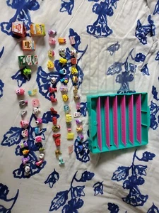 Shopkins Lot Of Only 60+ Rare Ultra Exclusives Glitters And Case As Shown! L@@K+ - Picture 1 of 16
