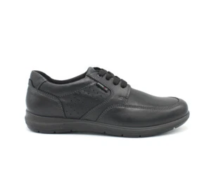 Enval Soft scarpe da uomo casual in vera pelle nero memory foam eleganti lavoro - Imagen 1 de 6
