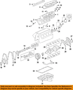 GM OEM-Engine Crankshaft Main Bearing 89017572 - Picture 1 of 1