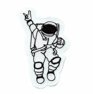 H-Town Houston Astronaut Iron On Embroidered Patch - Picture 1 of 1