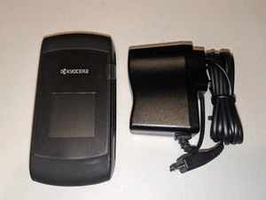 Kyocera Kona S2151 Black (Virgin Mobile Paylo) Flip Cell Phone New - Afbeelding 1 van 2