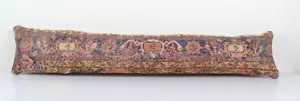 Organic Wool Outdoor Turkish Carpet Pillow Covers, Blue Vintage Oushak Cushion - Picture 1 of 4