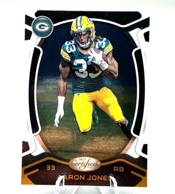 2021 Panini Certified Football card #72 AARON JONES Green Bay Packers - Image 1 of 2